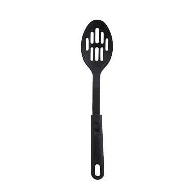 Winco Smallwares Each Winco NC-SL2 Heat Resistant Slotted Spoon Nylon 12 Inch Black | Denson CFE