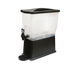 Winco Smallwares Each Winco PBD-3 3 Gallon Slim Beverage Dispenser with Dripless Faucet Plastic | Denson CFE