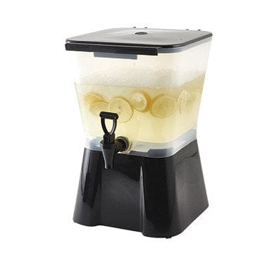 Winco Smallwares Each Winco PBD-3SK 3 Gallon Square Beverage Dispenser with Dripless Faucet and Detachable Reservoir | Denson CFE