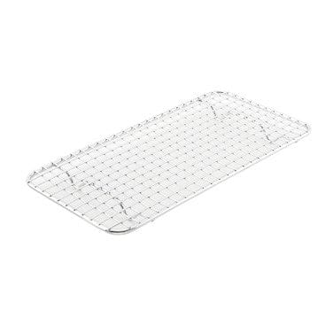 Winco Smallwares Each Winco PGW-510 One Third Size Footed Chrome Plated Steel Wire Cooling Rack | Denson CFE