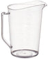 Winco Smallwares Each Winco PMU-400 4 Quart Clear Measuring Cup with Raised Graduation Markings | Denson CFE