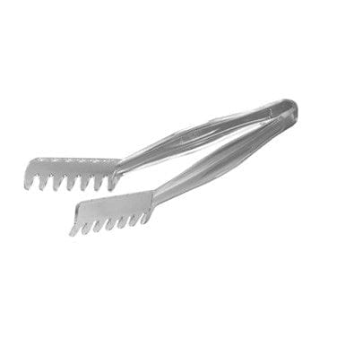 Winco Smallwares Each Winco PPT-11C Polycarbonate Spaghetti Tongs 11 Inch Heat Resistant Clear | Denson CFE