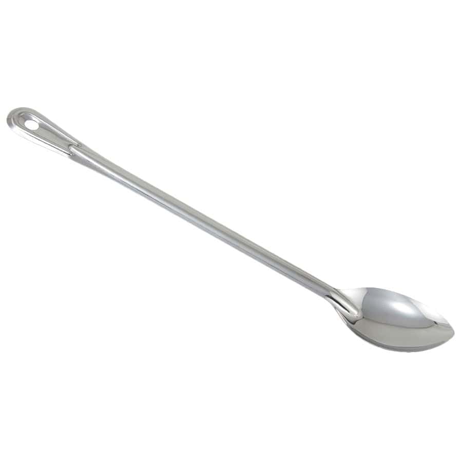 Winco Smallwares Each Winco Prime One-piece Stainless Steel 21 Inch Solid Basting Spoon | Denson CFE