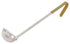 Winco Smallwares Each Winco Prime One-piece Stainless Steel 3 Ounce Ladle Tan NSF | Denson CFE