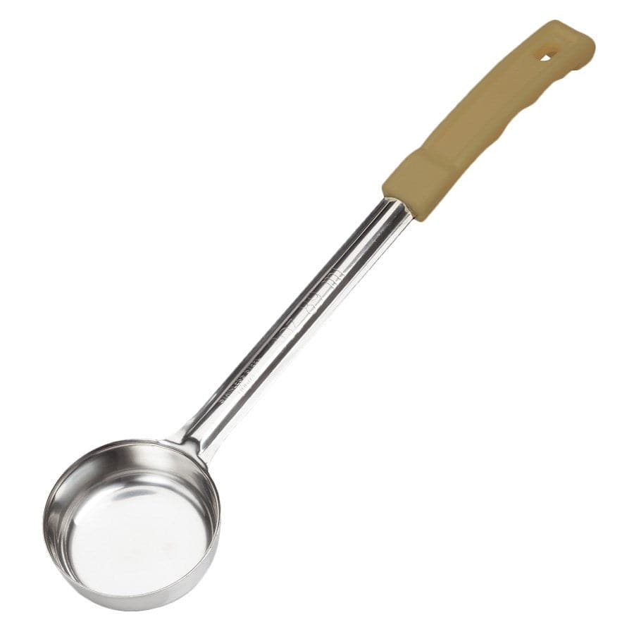 Winco Smallwares Each Winco Prime One-Piece Stainless Steel 3 Ounce Solid Food Portioner Tan | Denson CFE