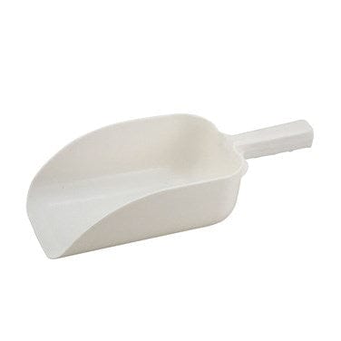 Winco Smallwares Each Winco PS-64 – 64 oz Utility Scoop, White Plastic with Ergonomic Handle | Denson CFE