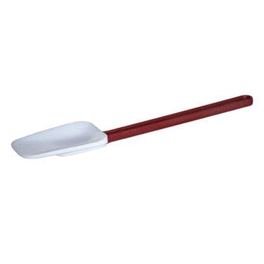 Winco Smallwares Each Winco PSG-14 Silicone Scraper 14 Inch Heat Resistant Bowl Shaped Red | Denson CFE