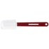 Winco Smallwares Each Winco PSH-10 10.5 Inch Heat Resistant Silicone Scraper with Flat Blade and Red Nylon Handle | Denson CFE