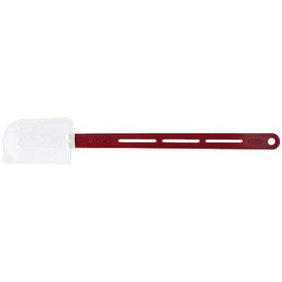 Winco Smallwares Each Winco PSH-16 Silicone Scraper 16-1/4 Inch Flat Blade Heat Resistant BPA Free Red Nylon Handle | Denson CFE