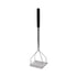 Winco Smallwares Each Winco PTMP-24S Square Faced Potato Masher with Soft Grip Handle | Denson CFE