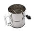 Winco Smallwares Each Winco RFS-8 8 Cup Stainless Steel Rotary Flour Sifter for Efficient Baking | Denson CFE