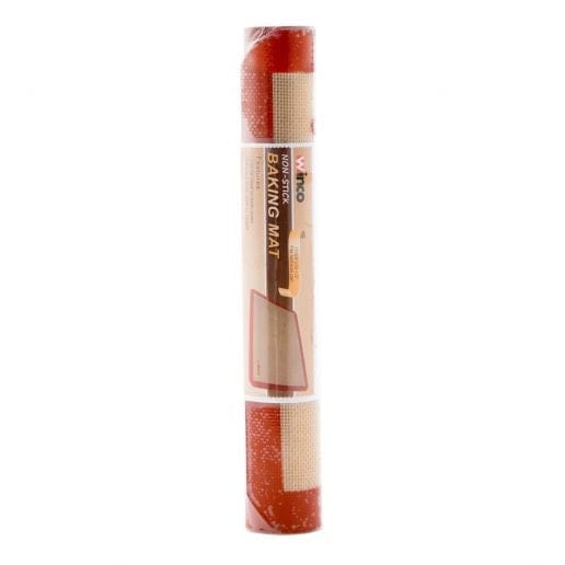 Winco Smallwares Each Winco SBS-16 Reusable Rectangular Silicone Baking Mat 11 5/8 x 16 1/2 Red | Denson CFE