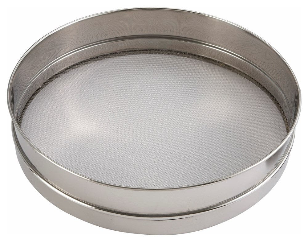 Winco Smallwares Each Winco SIV-10 Stainless Steel Sieve 10 Inch Diameter | Denson CFE