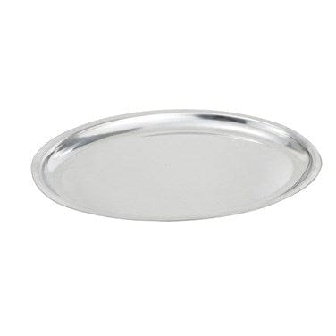 Winco Smallwares Each Winco SIZ-11 Oval Sizzle Platter 11 Inch Stainless Steel | Denson CFE
