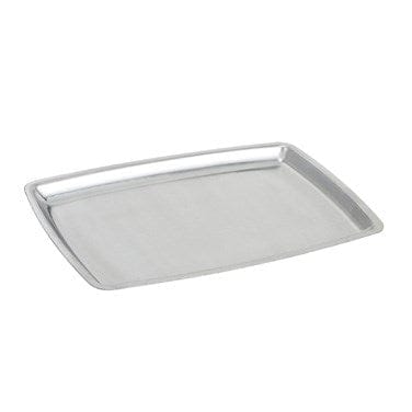 Winco Smallwares Each Winco SIZ-11B Rectangular Sizzling Platter 11 Inch x 7 Inch Stainless Steel | Denson CFE