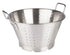 Winco Smallwares Each Winco SLO-16 16 Quart Heavy-Duty Stainless Steel Colander with Handles and Base | Denson CFE