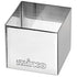 Winco Smallwares Each Winco SPM-22S Square Pastry Mold 2x2 Inch Stainless Steel Dishwasher Safe | Denson CFE