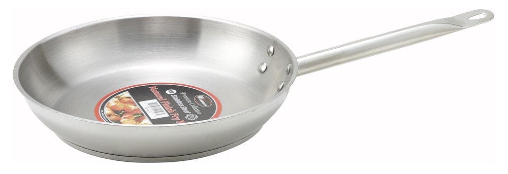 Winco Smallwares Each Winco SSFP-11 Premium Tri-Ply Stainless Steel Fry Pan 11 inch | Denson CFE