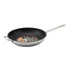 Winco Smallwares Each Winco SSFP-14NS Stainless Steel 14-1/4" Non-Stick Induction Ready Fry Pan with Helper Handle | Denson CFE