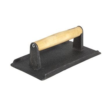 Winco Smallwares Each Winco SWA-2 Cast Iron Steak Weight 8.25 Inch x 4.25 Inch | Denson CFE