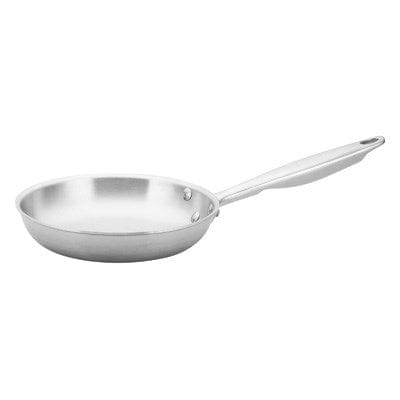 Winco Smallwares Each Winco TGFP-7 Tri-Gen Induction-Ready 7 Inch Triply Stainless Steel Fry Pan | Denson CFE