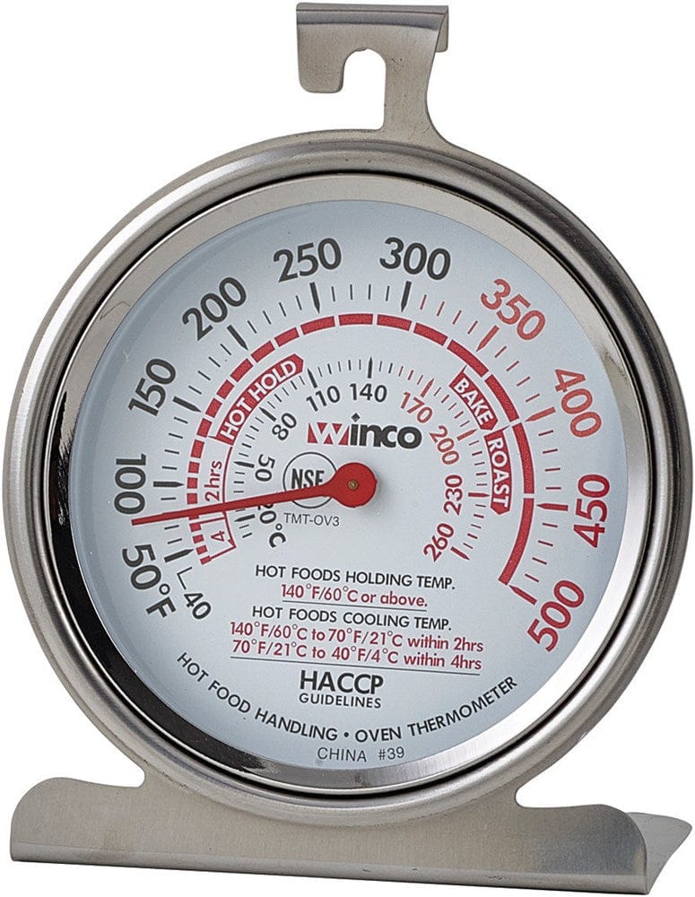 Winco Smallwares Each Winco TMT-OV3 3 Inch Oven Thermometer for Accurate Cooking | Denson CFE