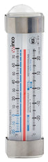 Winco Smallwares Each Winco TMT-RF4 Refrigerator Freezer Thermometer - Tube Style, Suction Cup Mount | Denson CFE