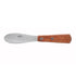 Winco Smallwares Each Winco TN713 3 5/8" Stainless Steel Sandwich Spreader with Wood Handle | Denson CFE