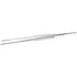 Winco Smallwares Each Winco TTG-10S Straight 10 Inch Long 18/8 Stainless Steel Tweezer Plating Tongs for Precise Presentation | Denson CFE