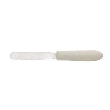 Winco Smallwares Each Winco TWPS-4 Bakery Spatula Stainless Steel Blade 4 Inch x 3/4 Inch Dishwasher Safe Polypropylene Handle Satin Finish | Denson CFE