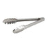 Winco Smallwares Each Winco UT-9 Heavyweight Stainless Steel 9 Inch Scalloped-Edge Utility Tongs | Denson CFE
