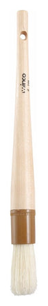 Winco Smallwares Each Winco WFB-10R Pastry and Basting Brush 1 Inch Round Diameter Boar Bristle Wooden Handle Plastic Ferrules | Denson CFE