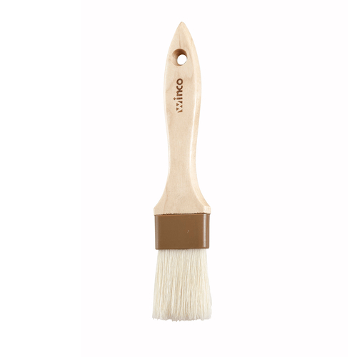 Winco Smallwares Each Winco WFB15 Boar Hair Pastry and Basting Brush with Wooden Handle | Denson CFE