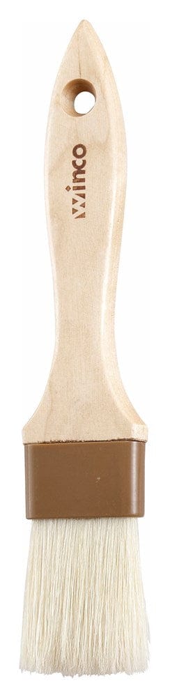 Winco Smallwares Each Winco WFB15 Boar Hair Pastry and Basting Brush with Wooden Handle | Denson CFE