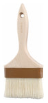 Winco Smallwares Each Winco WFB40 Pastry Basting Brush with Boar Bristles and Wooden Handle | Denson CFE