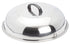 Winco Smallwares Each Winco WKCS-15 15-3/8 Inch Stainless Steel Wok Cover with Comfortable Handle | Denson CFE