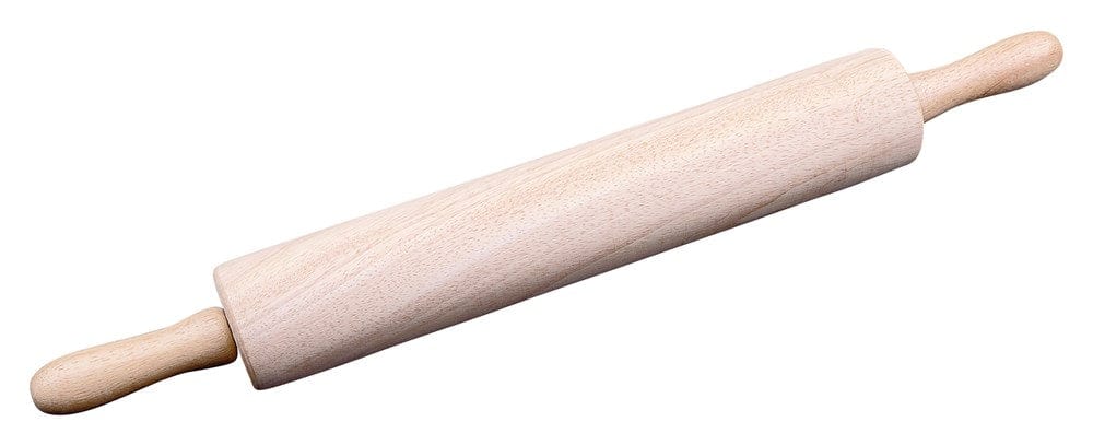 Winco Smallwares Each Winco WRP-15 Wooden Rolling Pin 15 Inch with Tapered Handles for Comfortable Grip | Denson CFE