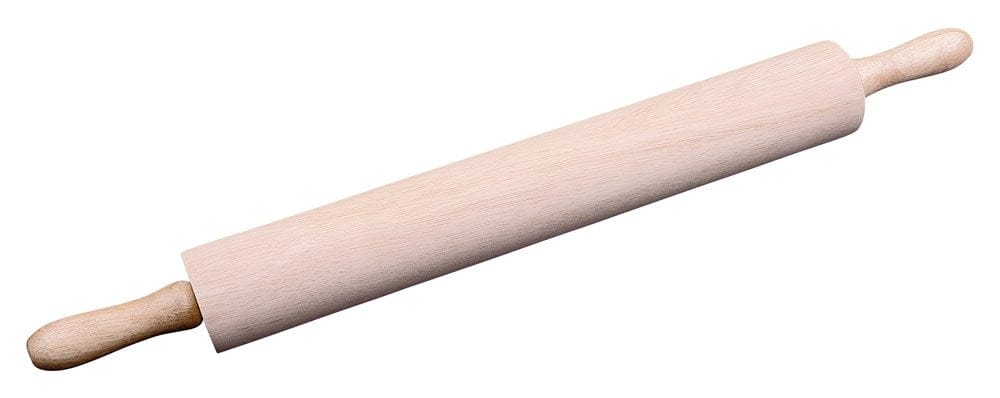 Winco Smallwares Each Winco WRP-18 18 Inch Wooden Rolling Pin for Effortless Baking | Denson CFE