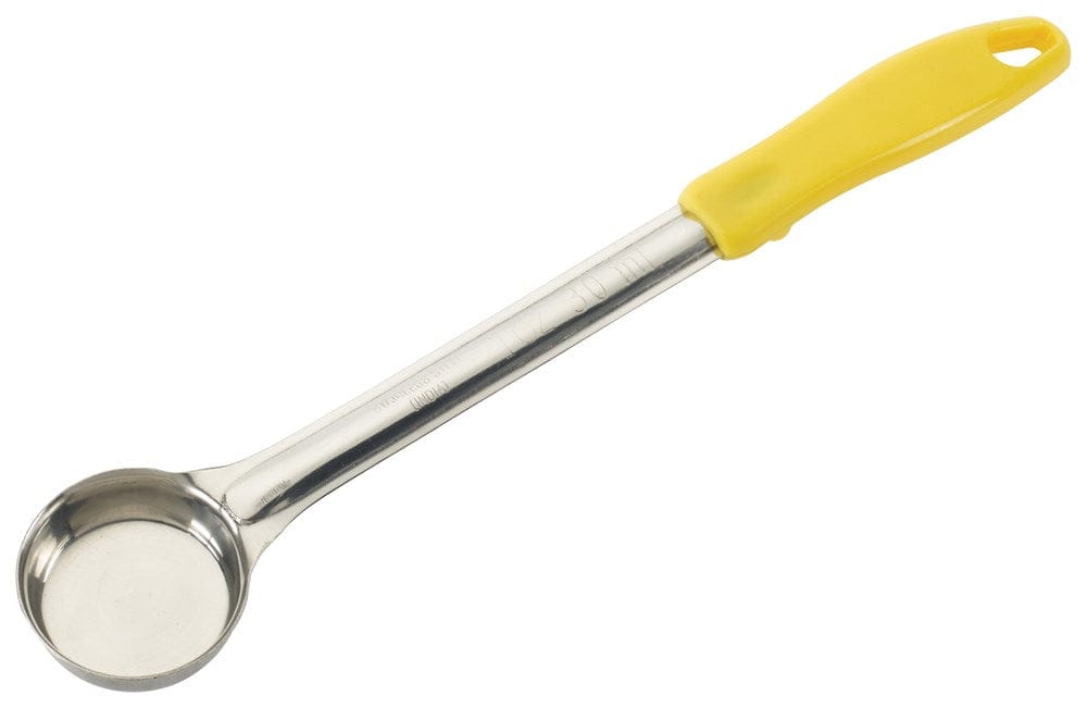 Winco Smallwares Each / Yellow Winco FPS-1 Solid Food Portioner One Piece Yellow Stainless Steel 1oz | Denson CFE
