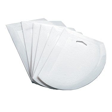 Winco Smallwares Pack Winco PDS-7 Large Plastic Dough Scrapers 7-1/2 x 4-3/4 inches Pack of 6 | Denson CFE