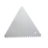 Winco Smallwares Pack Winco SDC-6 Triangle Cake Decorating Combs Stainless Steel Set of 6 with Fine Medium Coarse Edges | Denson CFE