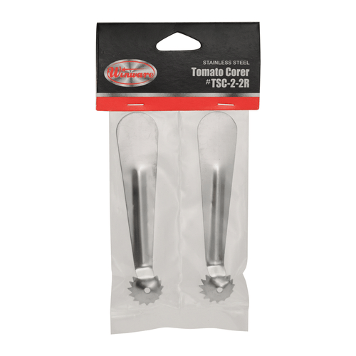 Winco Smallwares Pack Winco TSC-2-2R Stainless Steel Tomato Stem Corer Pack of Two | Denson CFE