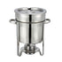 Winco Smallwares Set Winco 207 Stainless Steel Seven Quart Soup Warmer with Cover and Frame | Denson CFE