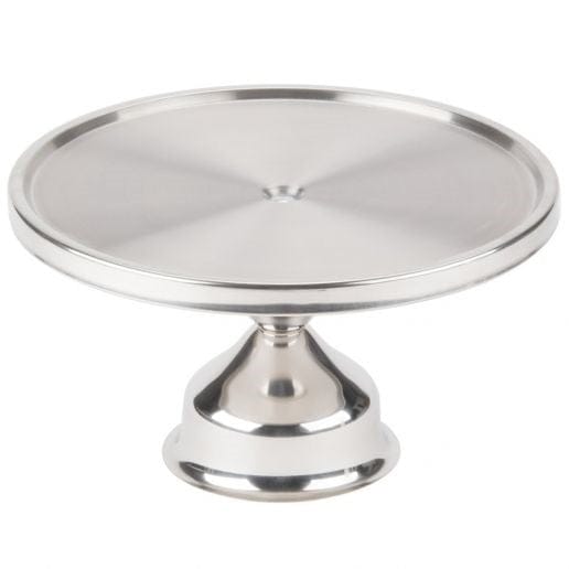 Winco Smallwares Set Winco CKS-13 Stainless Steel 13" Cake Stand | Denson CFE