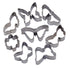 Winco Smallwares Set Winco CST-31 Butterfly Cookie Cutter Set 8 Piece Stainless Steel | Denson CFE