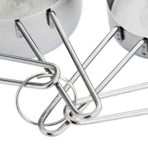 Winco Smallwares Set Winco MCP4P Stainless Steel Measuring Cup Set 4 Piece | Denson CFE