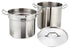 Winco Smallwares Set Winco SSDB-20 20 Quart Stainless Steel Double Boiler with Cover | Denson CFE