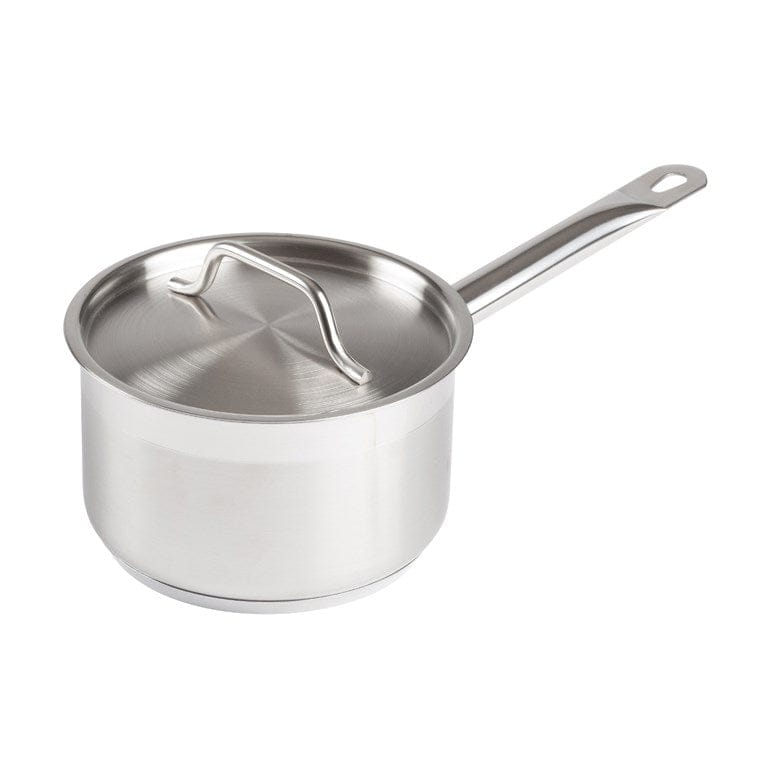 Winco Smallwares Set Winco SSSP-2 Induction Ready 2 Quart Stainless Steel Sauce Pan | Denson CFE