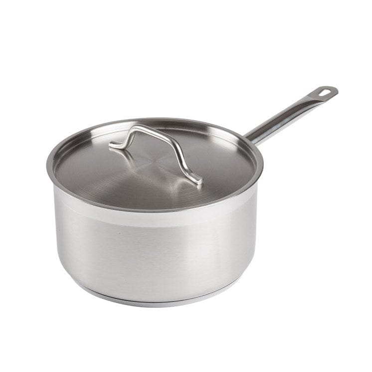 Winco Smallwares Set Winco SSSP6 Induction Ready Stainless Steel Sauce Pan 6 Quart | Denson CFE
