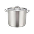 Winco Smallwares Set Winco SST-80 80 Quart Premium Stainless Steel Stock Pot with Lid | Denson CFE